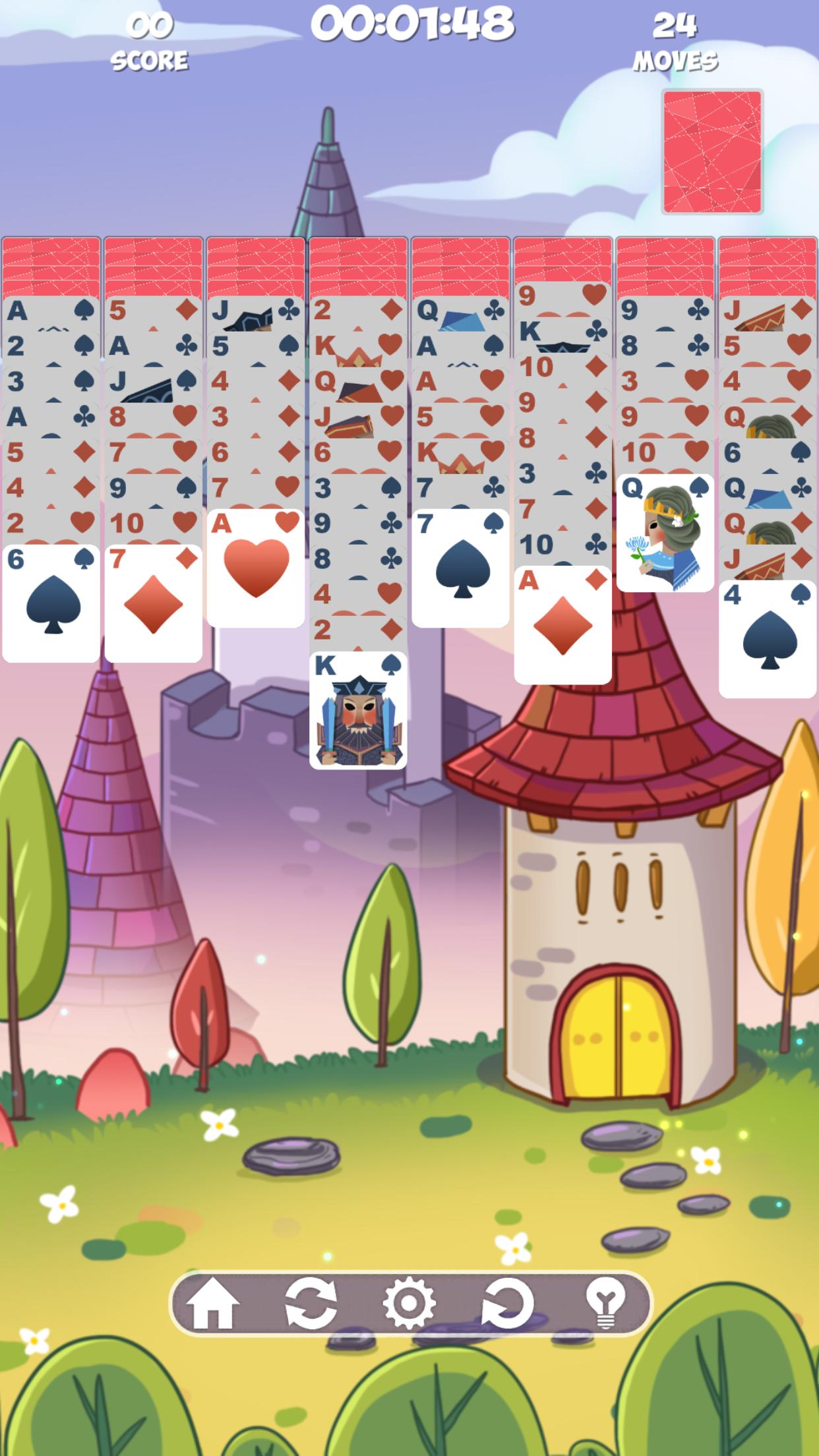 Solitaire - 3 Games Klondike, Tripeaks and Spider