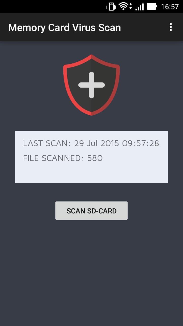 Memory Card Virus Scan