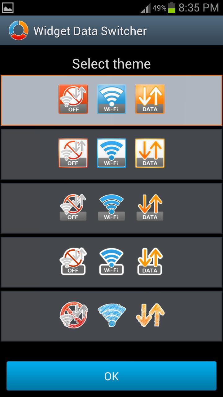 Widget Data Switcher