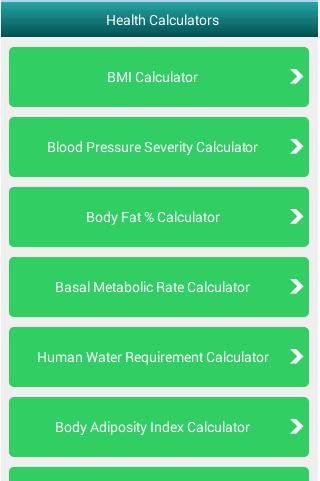 Body mass index Calculator