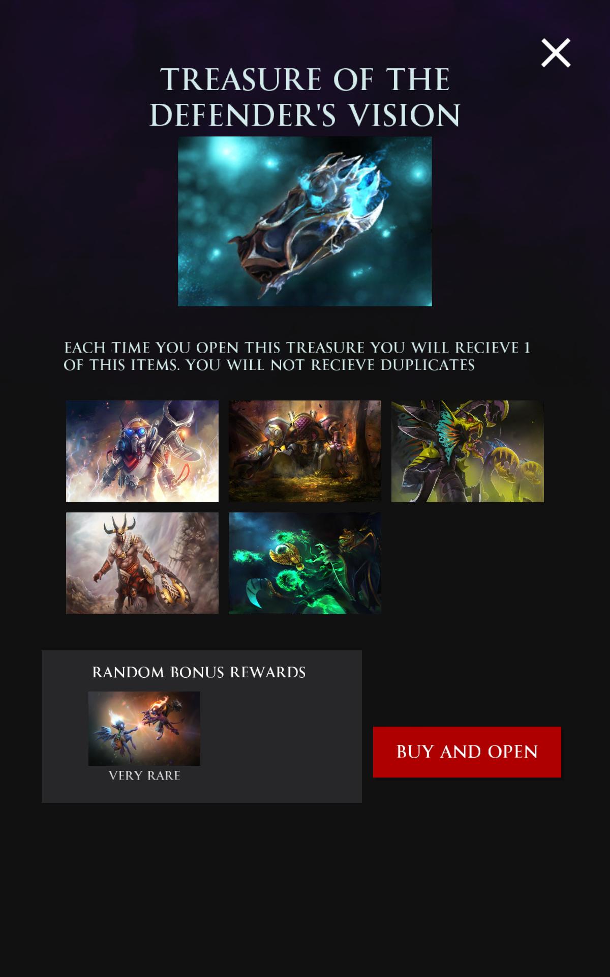 Treasure Simulator Dota 2