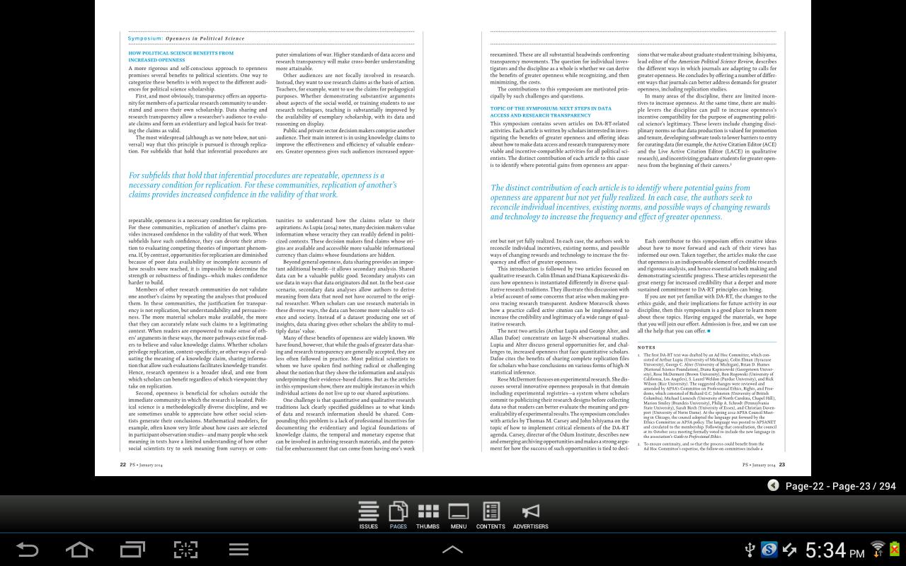 Political Science & Politics