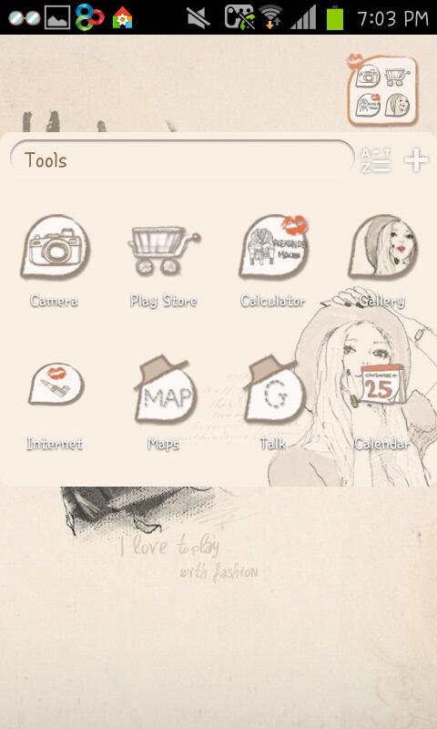 urban chic GO launcher theme
