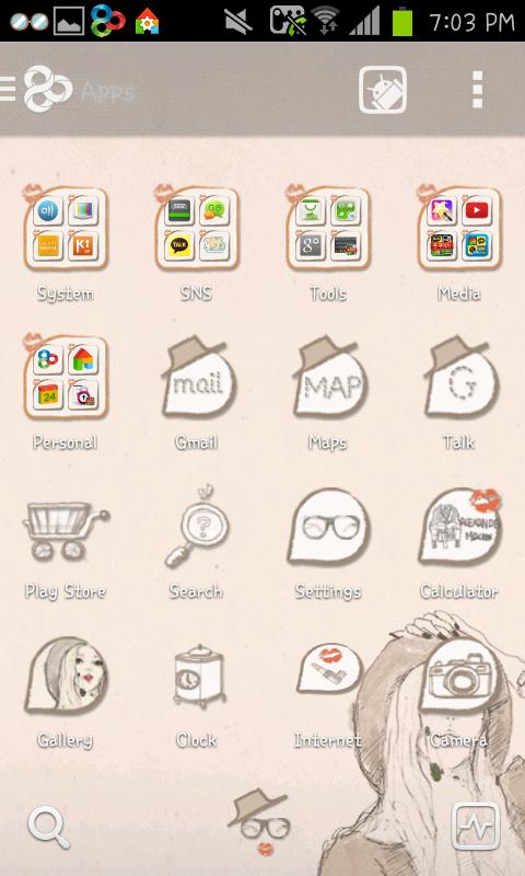 urban chic GO launcher theme