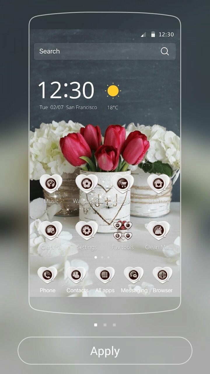 Tulip Blossom love date Theme