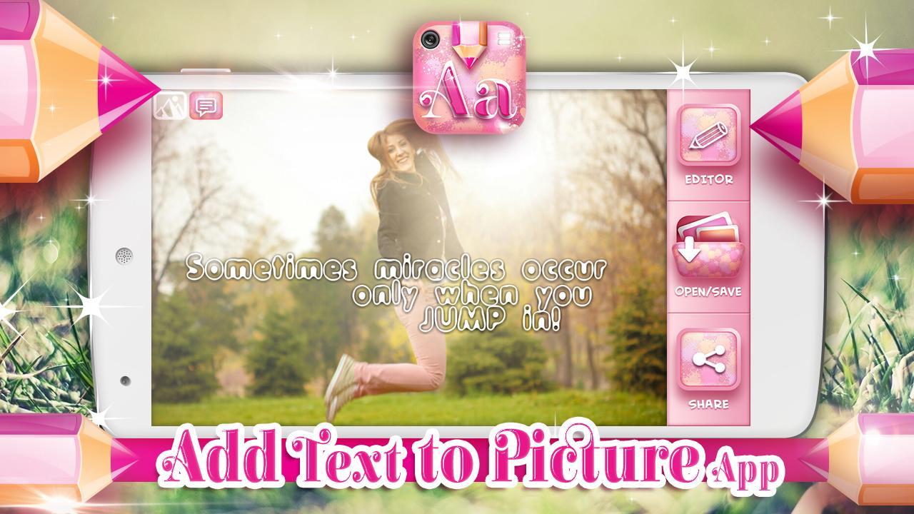 Add Text to Picture App