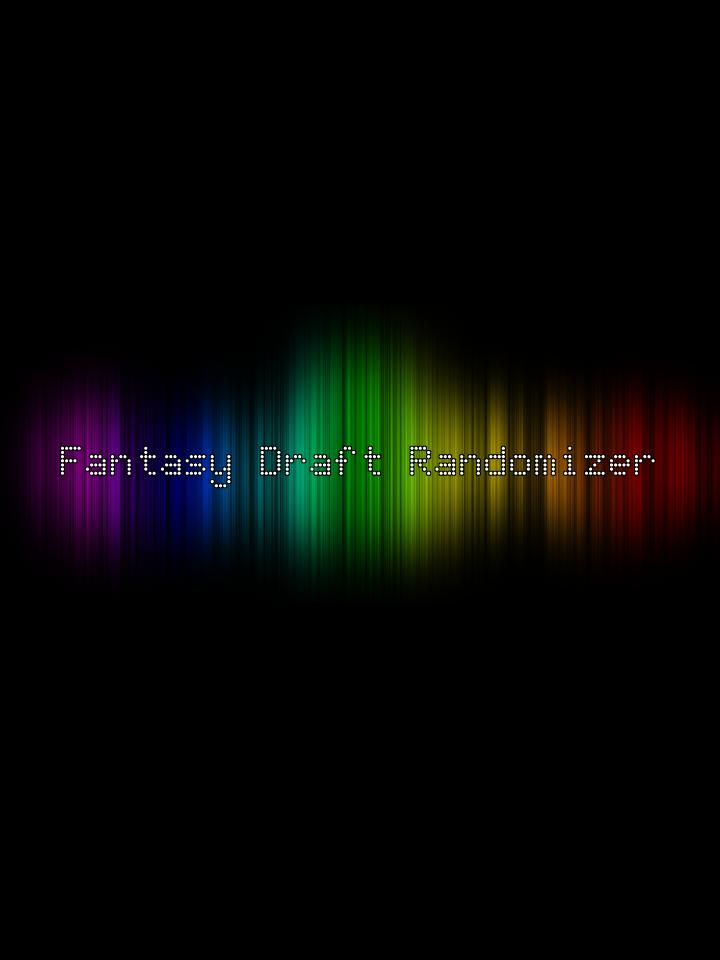 Fantasy Draft Randomizer