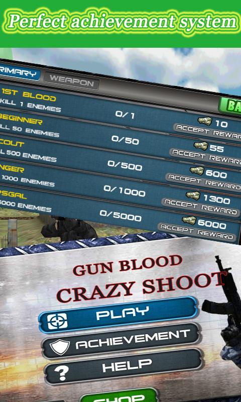 Gun Blood:Crazy Shoot