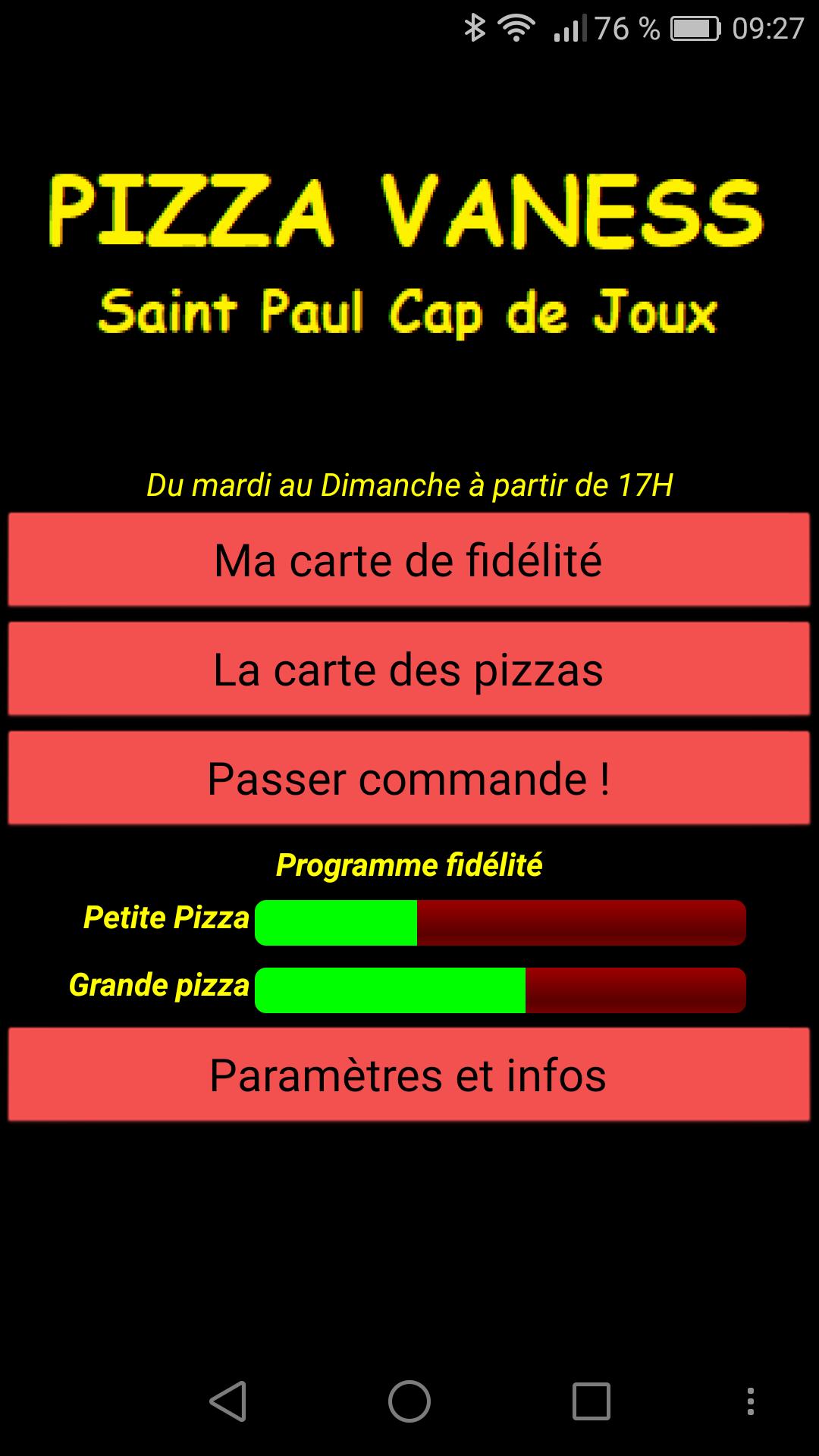 Pizza Vaness St Paul Cap de Joux