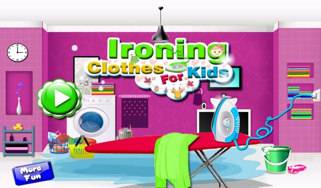 Ironing Clothes For Kids