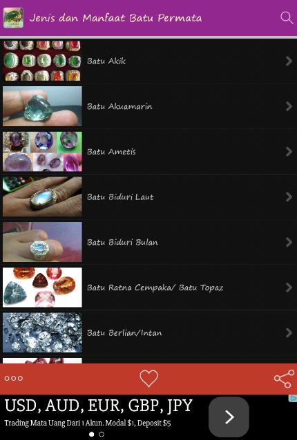 Jenis dan Manfaat Batu Permata