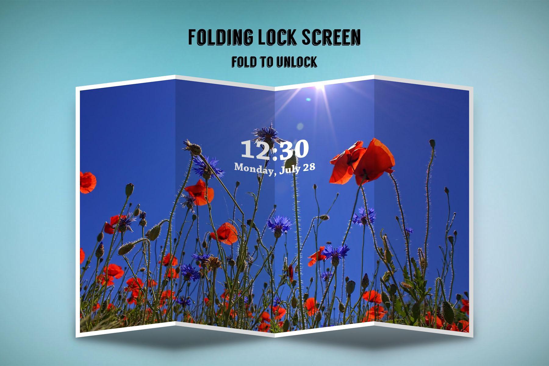 Folding Lock Screen