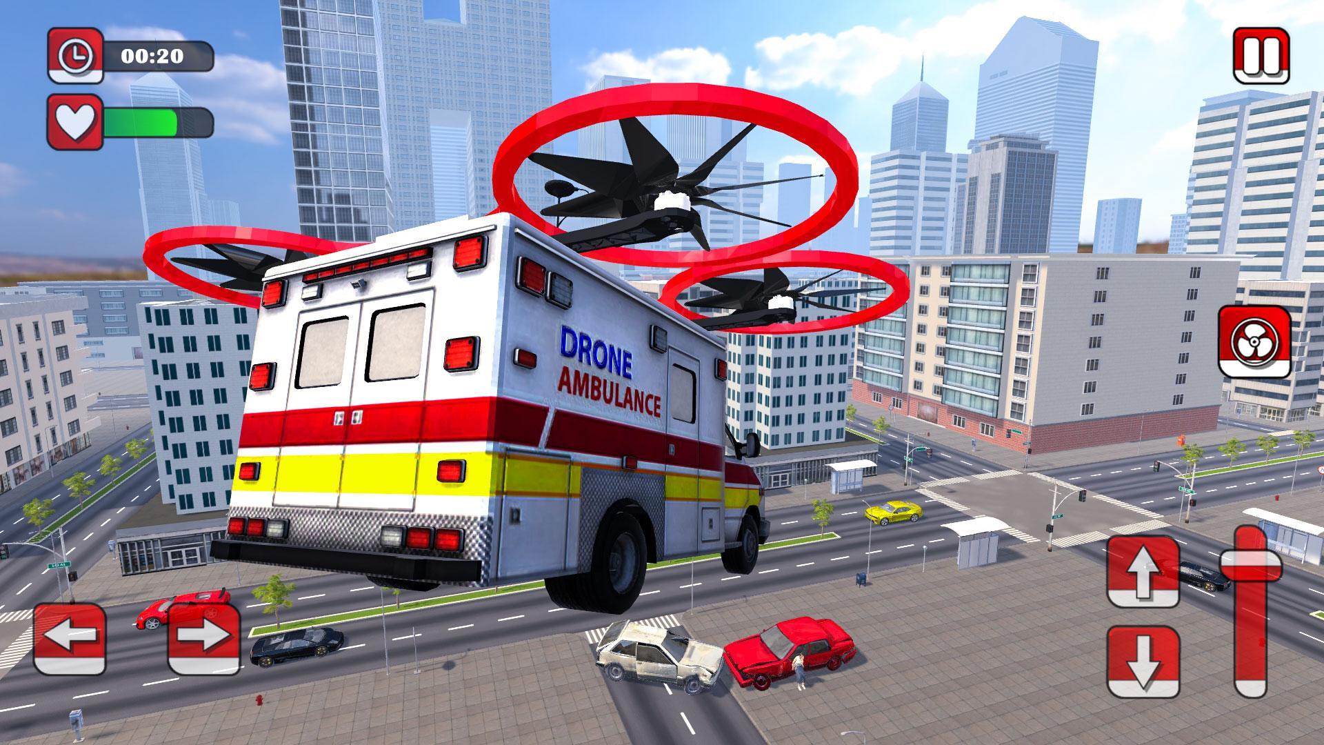 Drone Ambulance City Rescue