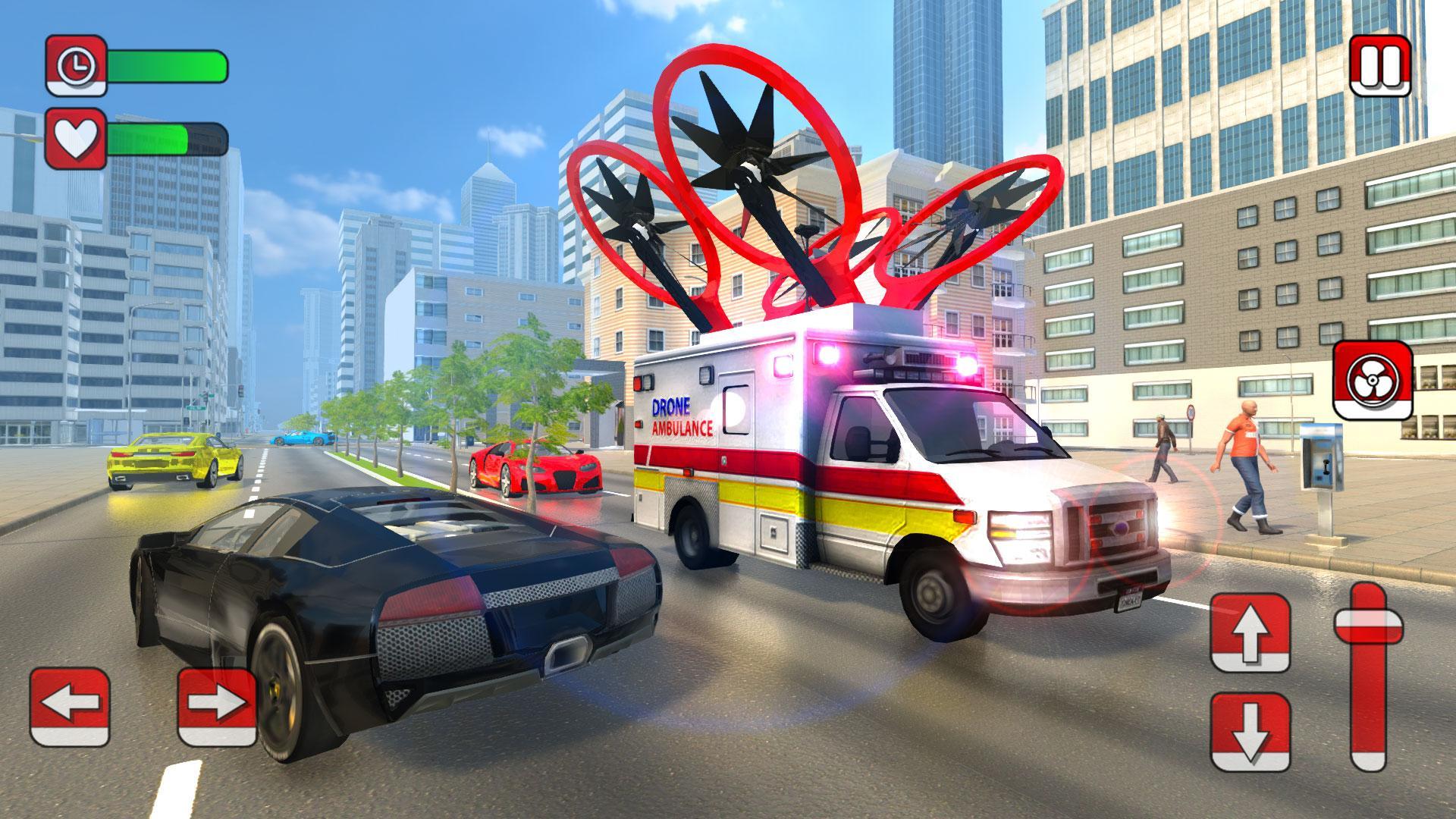 Drone Ambulance City Rescue