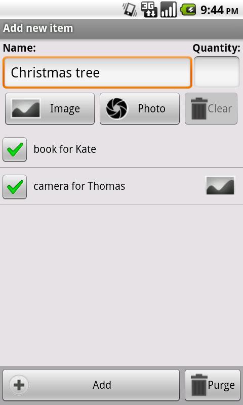 Glist Grocery & Shopping List