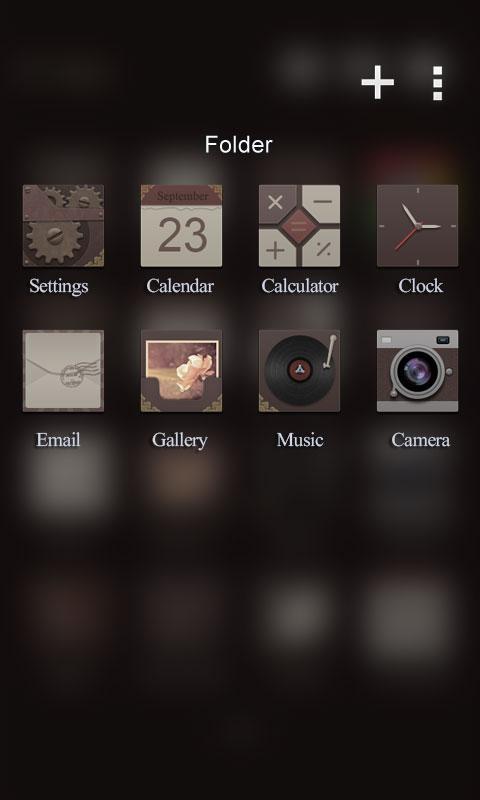 Little cafe GO Launcher Theme