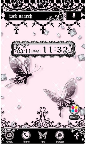 Gothic & Girly Wallpaper Theme