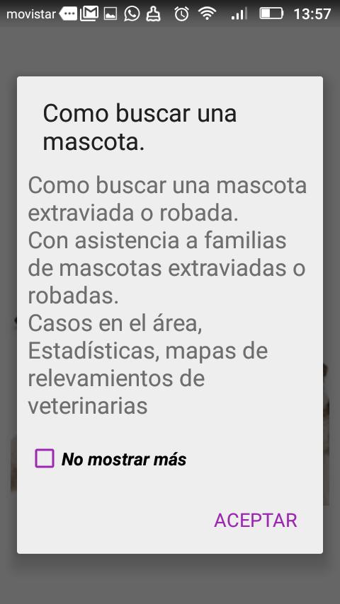 Como buscar una mascota