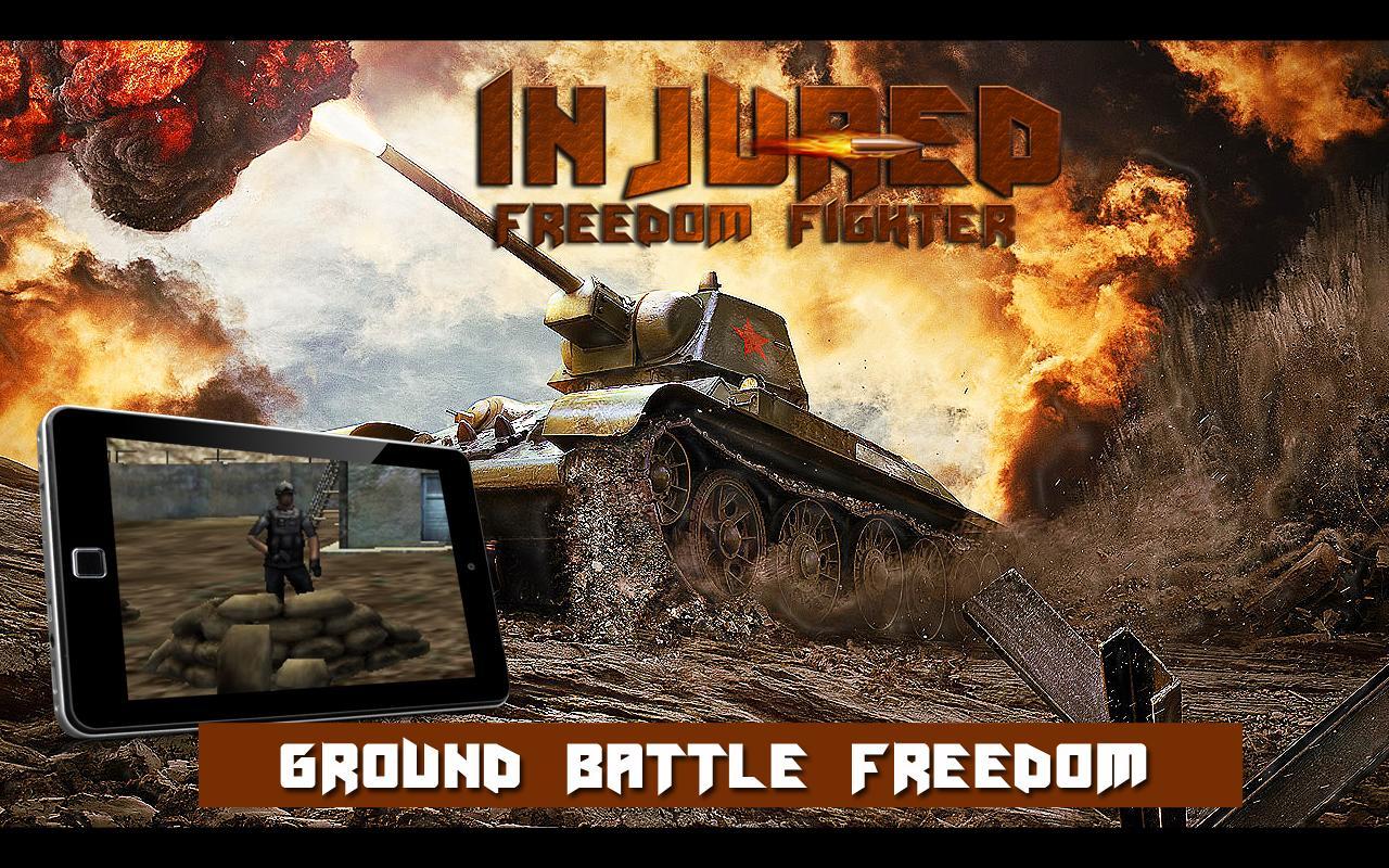 Injured Freedom fighter