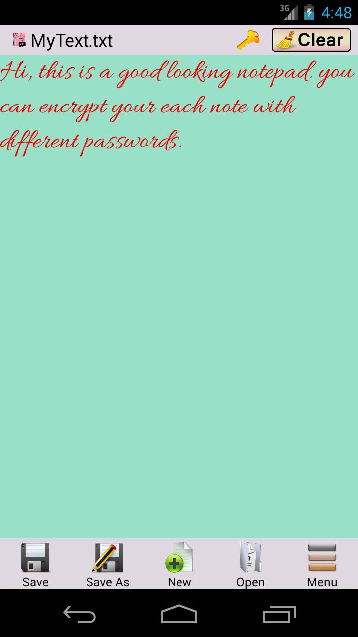 Notes2SD Text Editor