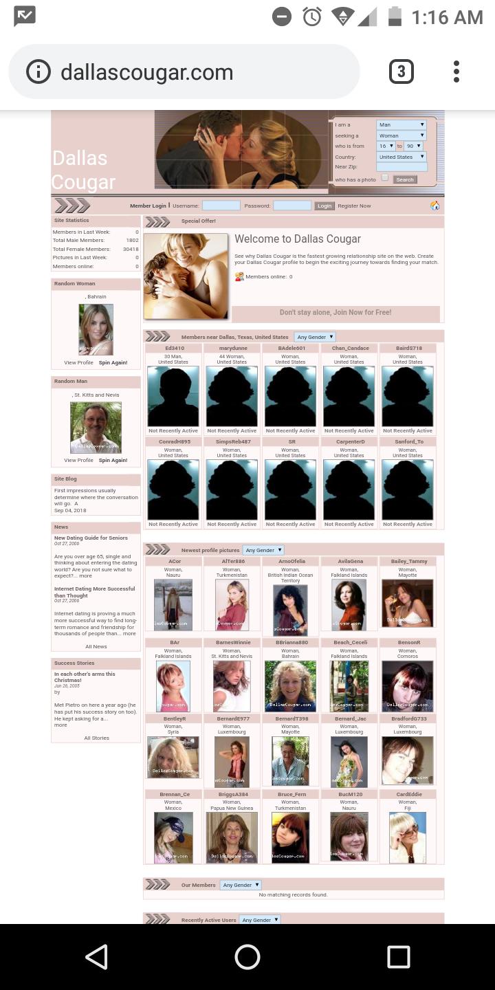 Dating by Dallas Cougar