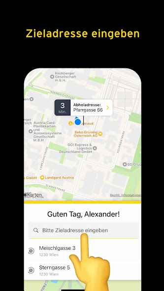 Taxi 40100 zum Fixpreis fahren