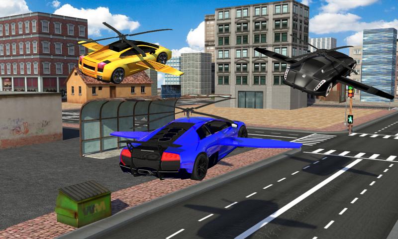 Flying Car Racing 3D