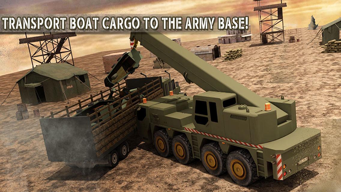 Army Truck Transport Tank 3D