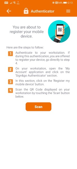 Sign&go Authenticator