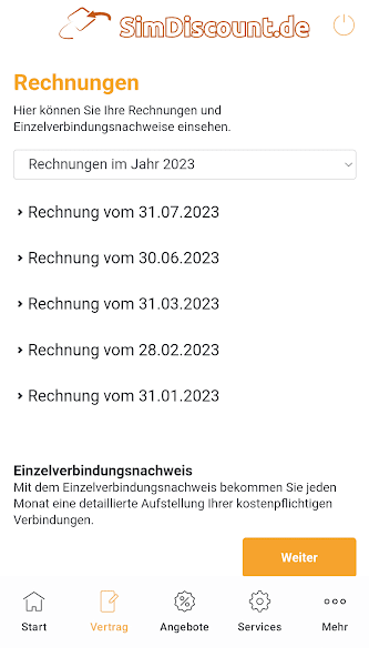 SimDiscount Servicewelt