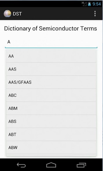 Dict of Semiconductor Terms