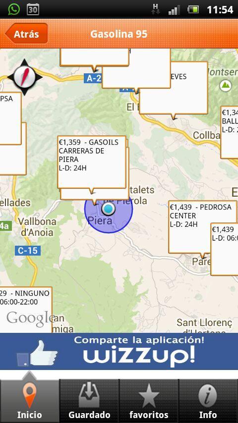 Wizzup! Cheap gasoline - Spain