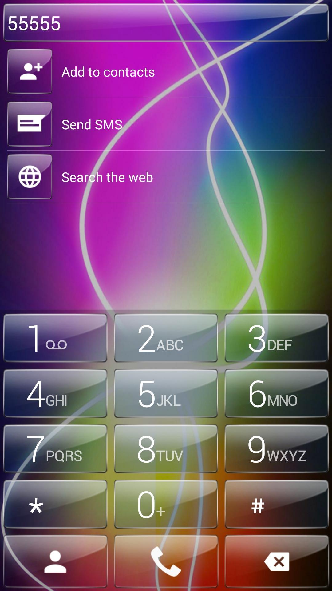 Dialer Theme GlassElectricNeon