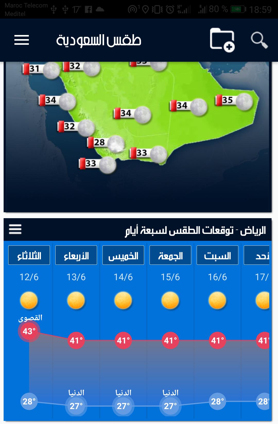 Saudi Arabia Weather