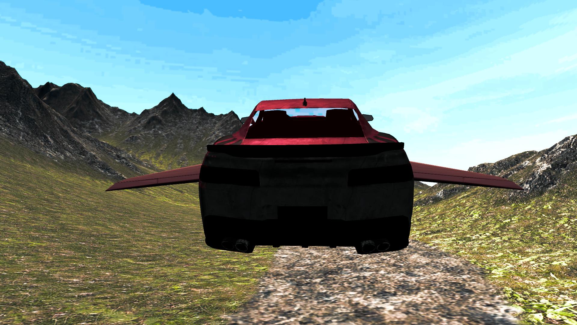 Flying American Car Simulator