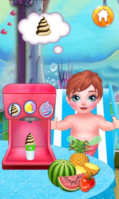 Mermaid Fairy Baby Caring