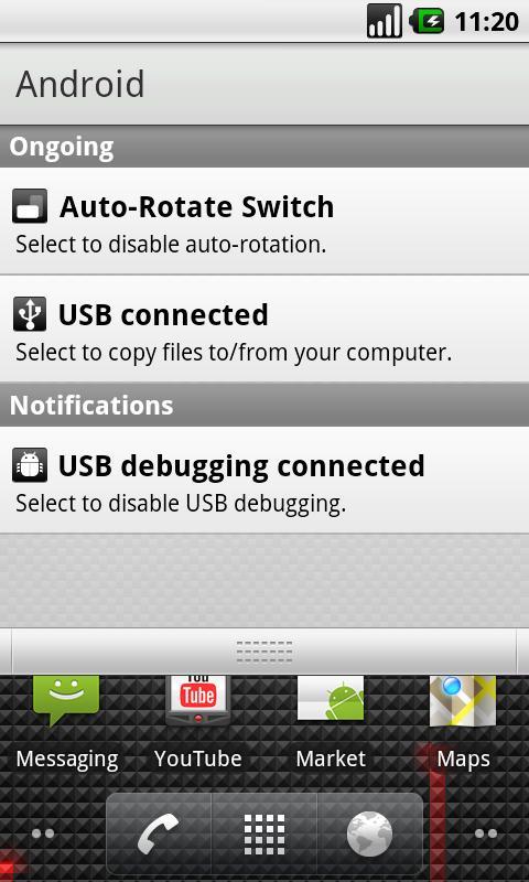 Auto-Rotate Status Bar Switch