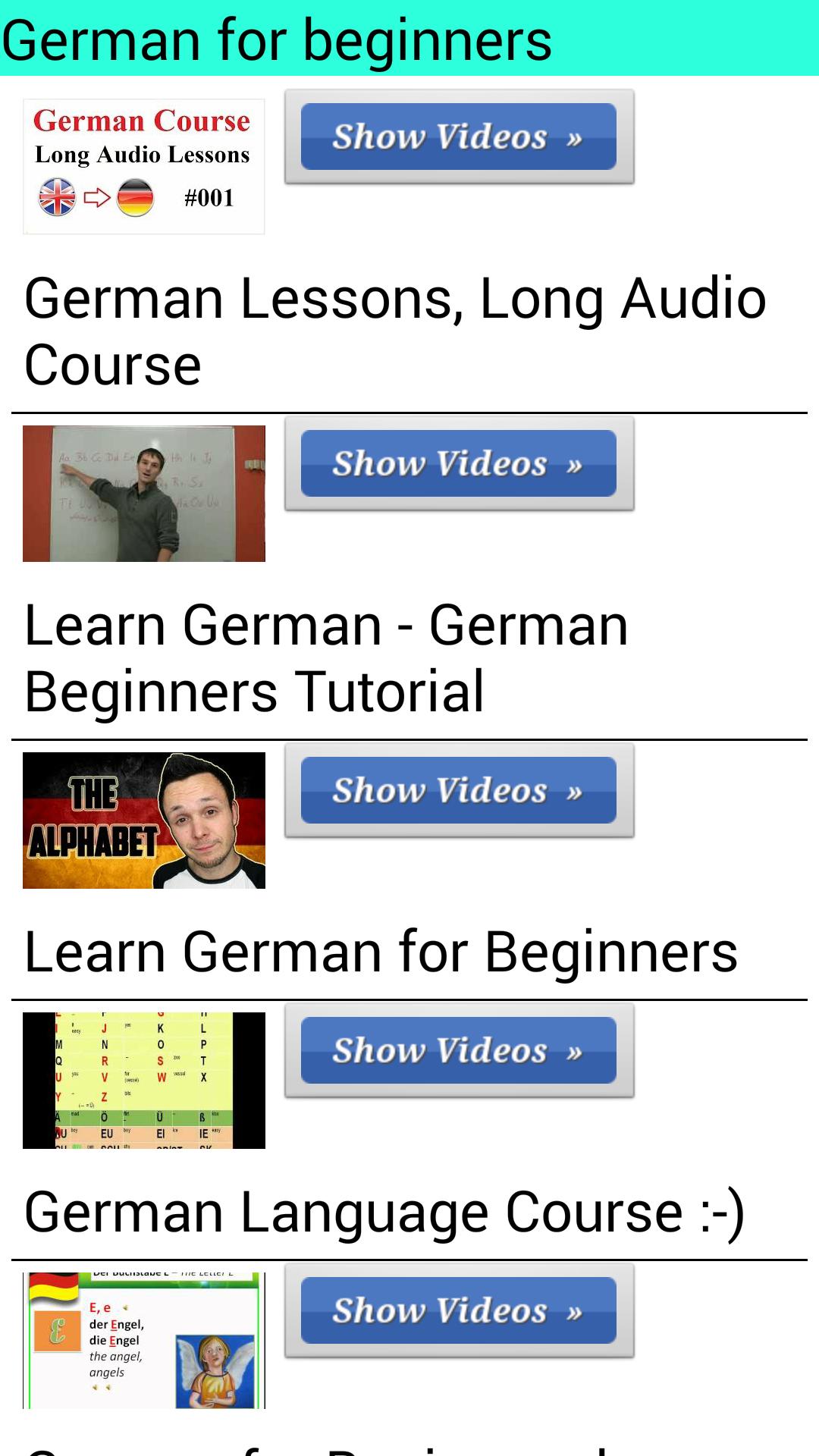 Learn German with 6000 Videos