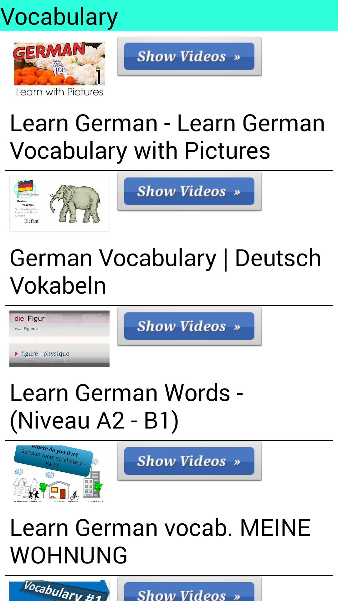 Learn German with 6000 Videos