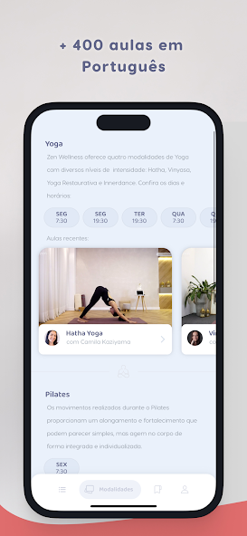 Zen Yoga: Treino novo todo dia