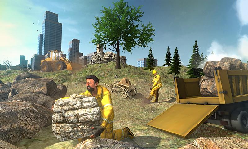 Road River Bridge Construction