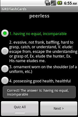 GRE Vocabulary FlashCards Free