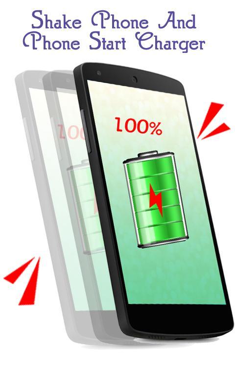 Shake To Charge Battery Prank