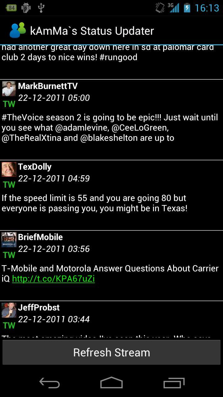 kAmMa`s Status Updater