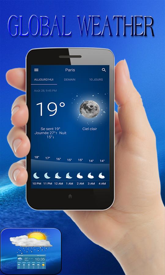 weather live forecast