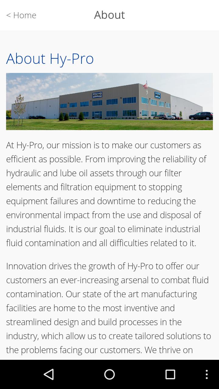 Hy-Pro Filtration Tool