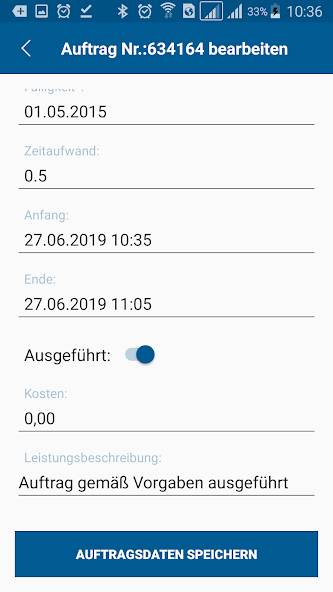 Visa FM Instandhaltungs-App