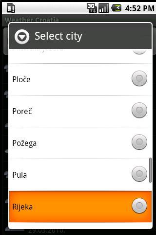 CRO Prognoza / Weather