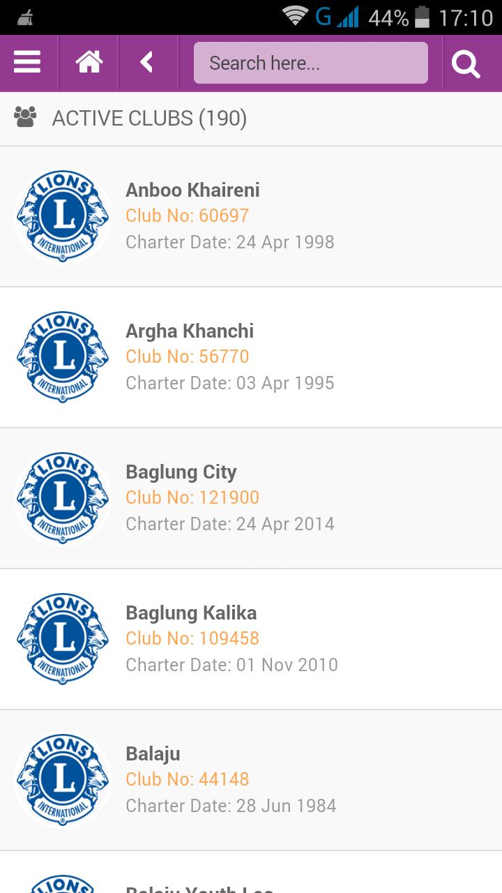 Lions District 325B1