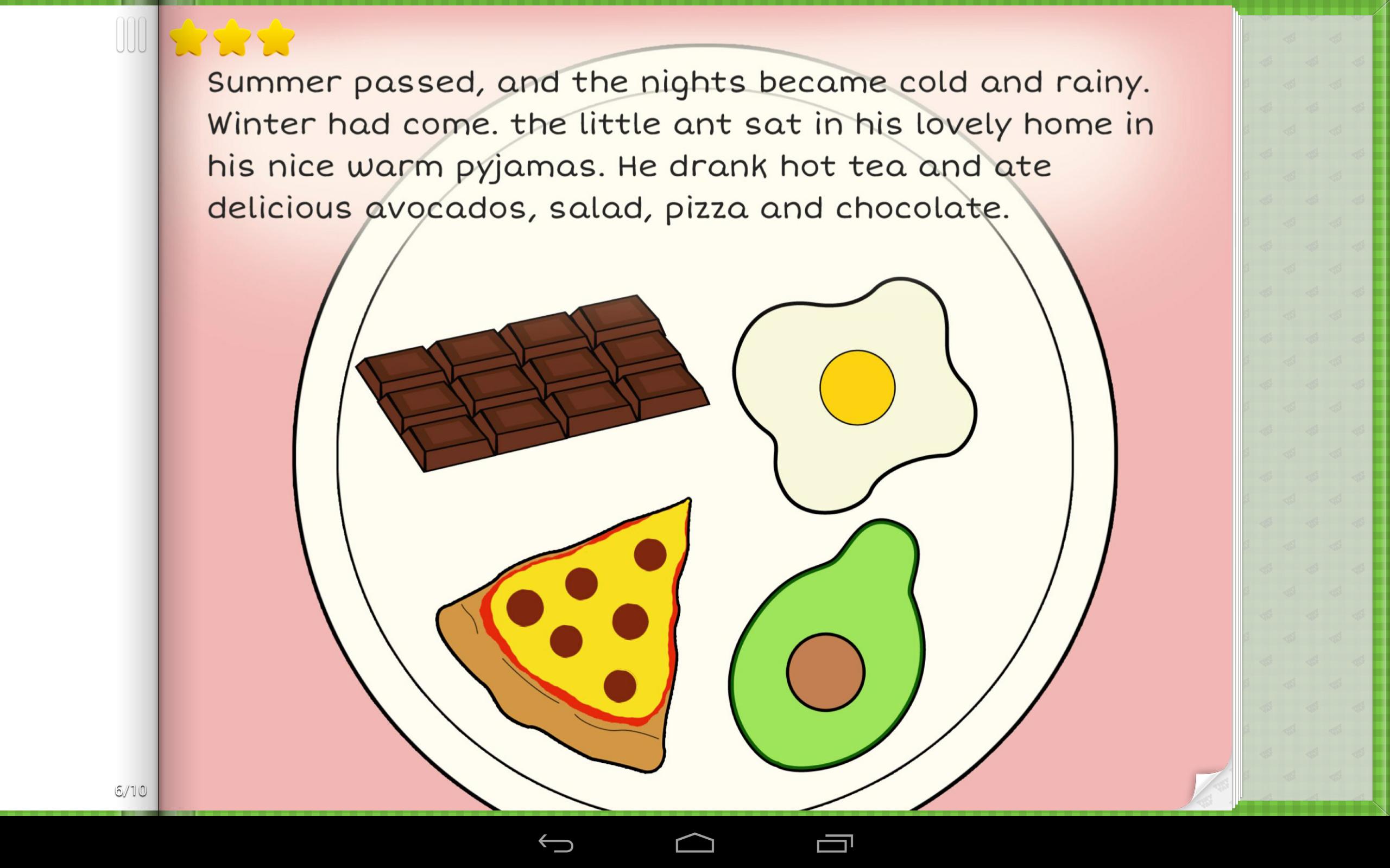 Ant and Grasshopper Storybook